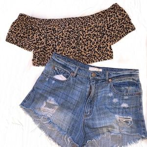 Cheetah Crop Top